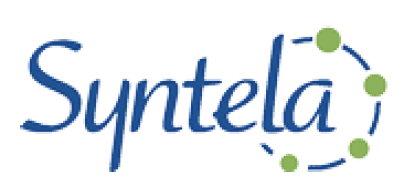 syntela logo on white background